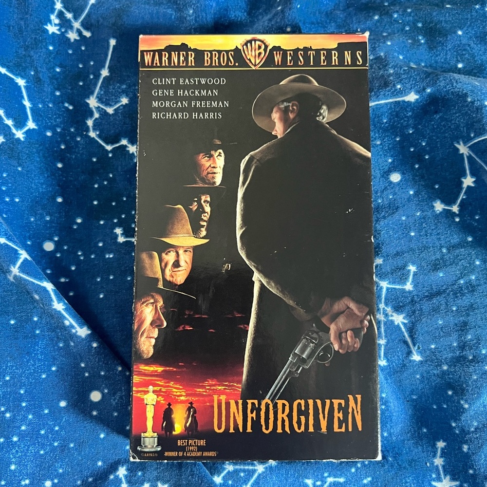 Clint Eastwood Unforgiven VHS Tape